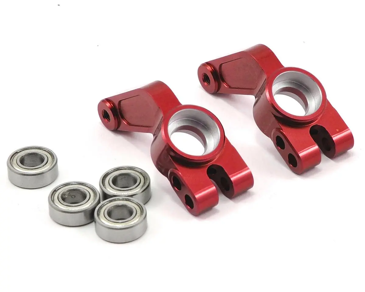 St Racing Concepts Oversized Rear Hub Carrier W/Bearings (Red) 1
