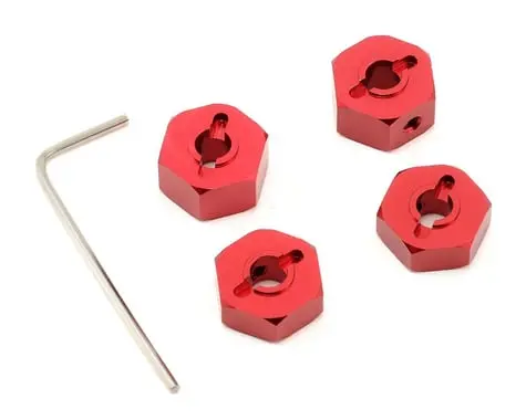 St Racing Concepts 14Mm Aluminum Wheel Hex For Traxxas Stampede (Red) (4) 1