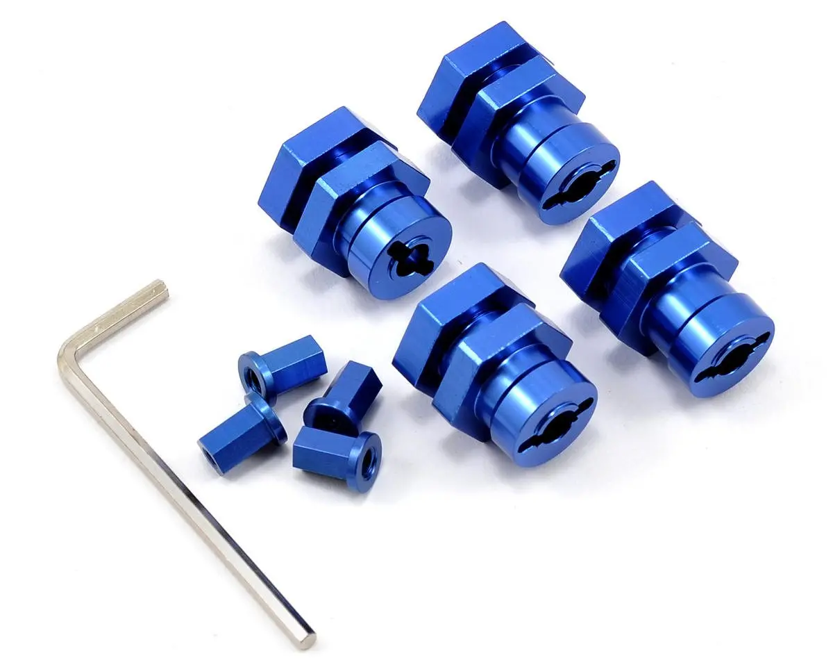 St Racing Concepts 17Mm Hex Hub Conversion Kit For Traxxas Slash/Stampede/Bandit (Blue) 1