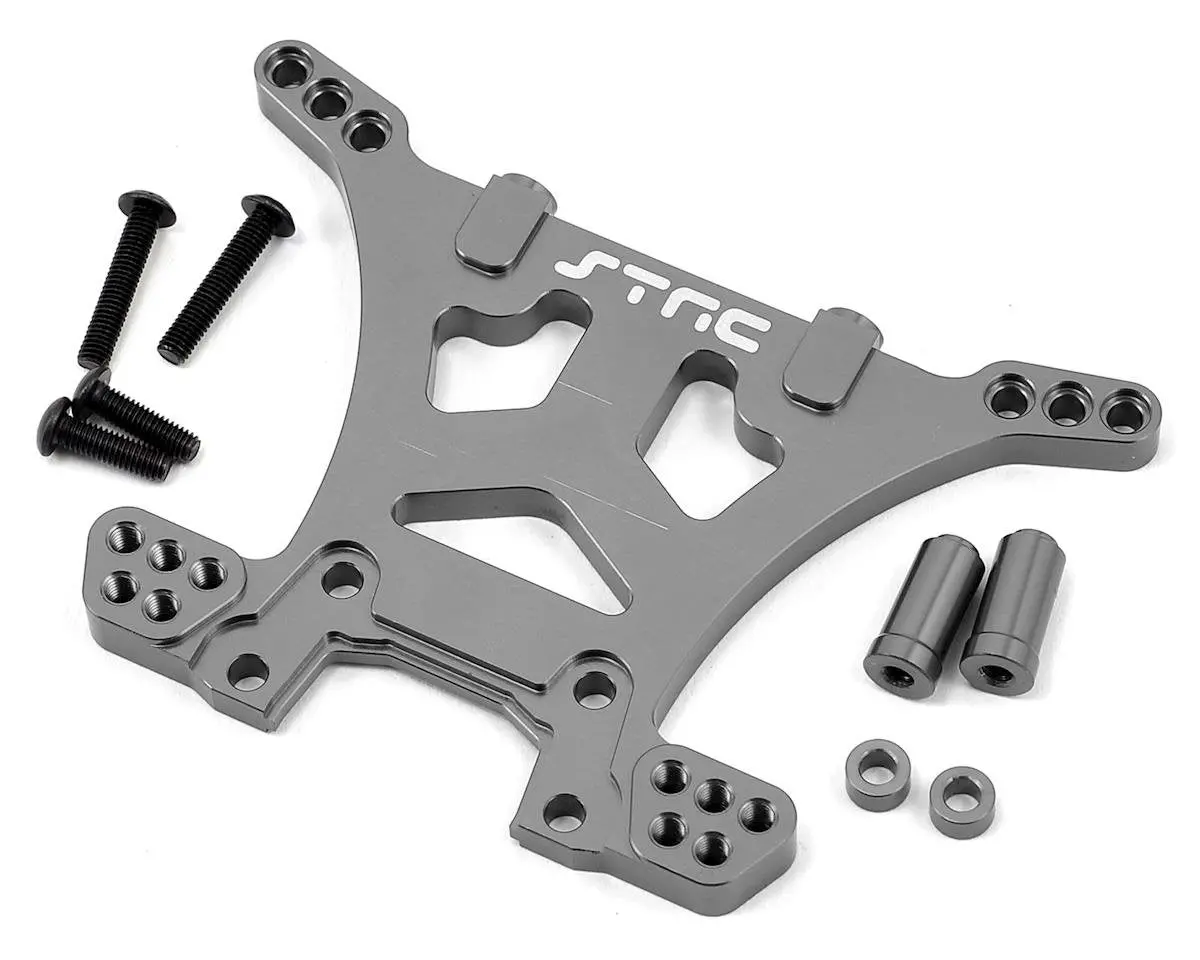 St Racing Concepts Aluminum Hd Rear Shock Tower (Gun Metal) (Slash 4X4) 1