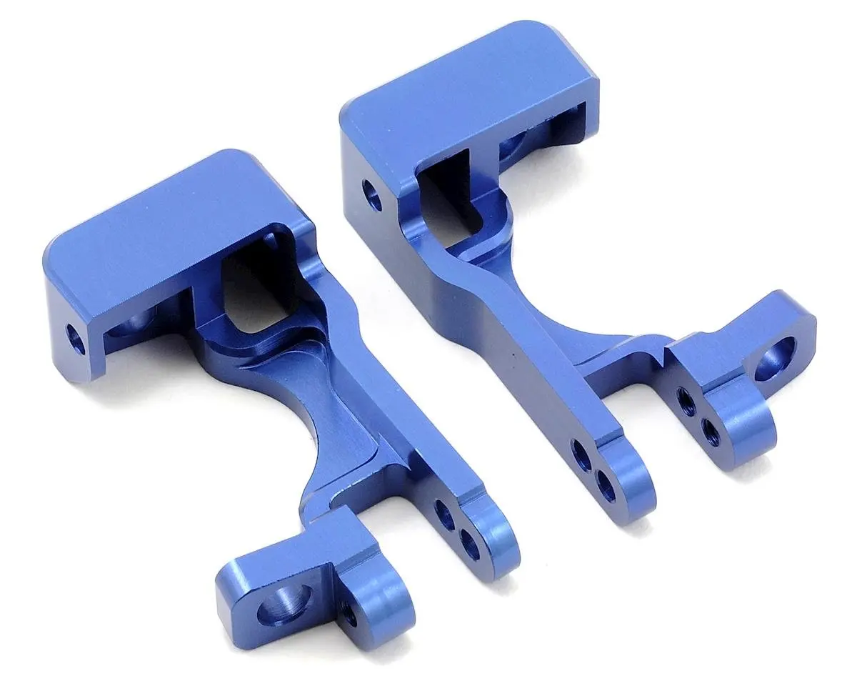 St Racing Concepts Aluminum Front C-Hubs (Blue) (Slash 4X4) 1