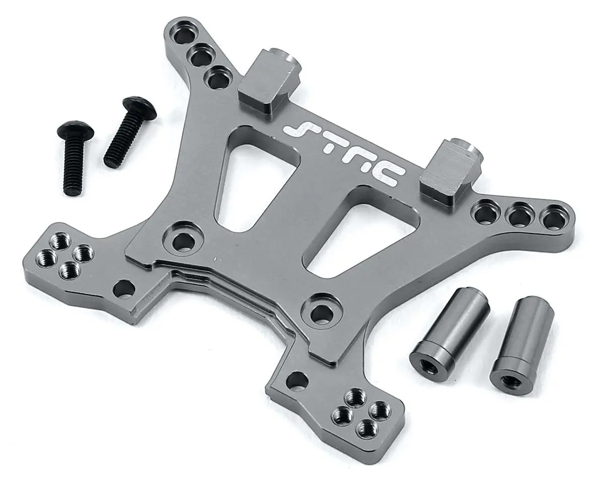 St Racing Concepts Aluminum Hd Front Shock Tower (Gun Metal) (Slash 4X4) 1