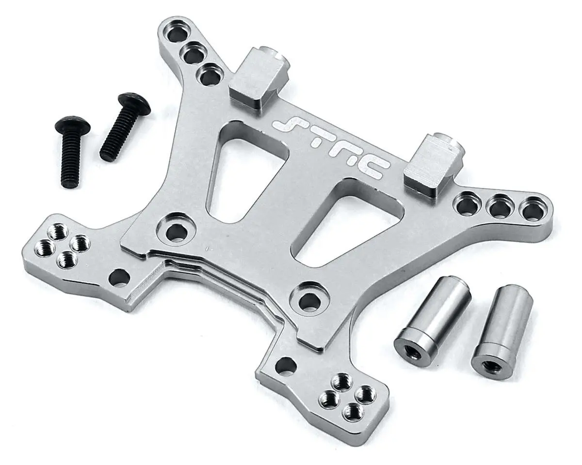 St Racing Concepts Aluminum Hd Front Shock Tower (Silver) (Slash 4X4) 1