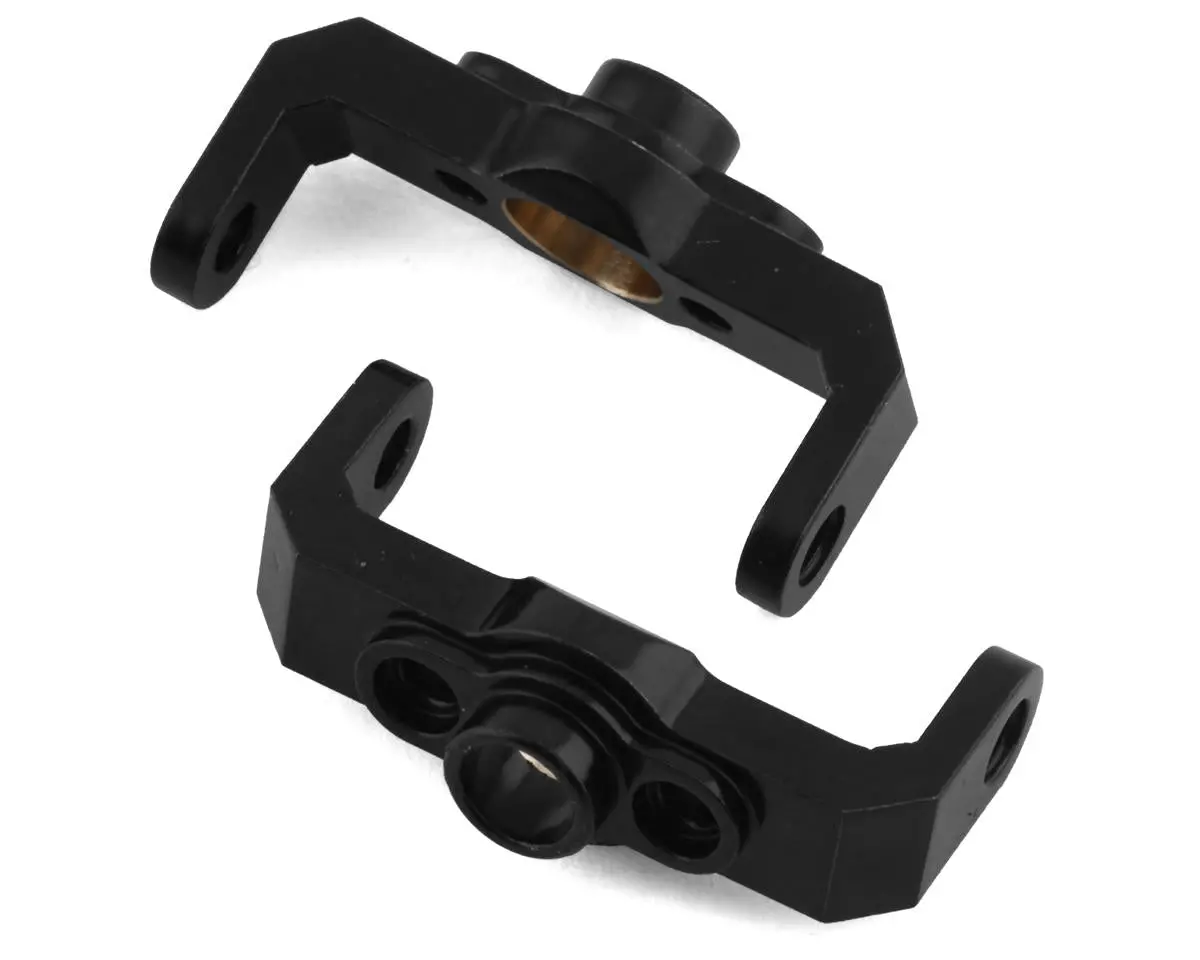 St Racing Concepts Traxxas Trx-4M Brass Front Caster Blocks (2) (Black) 1