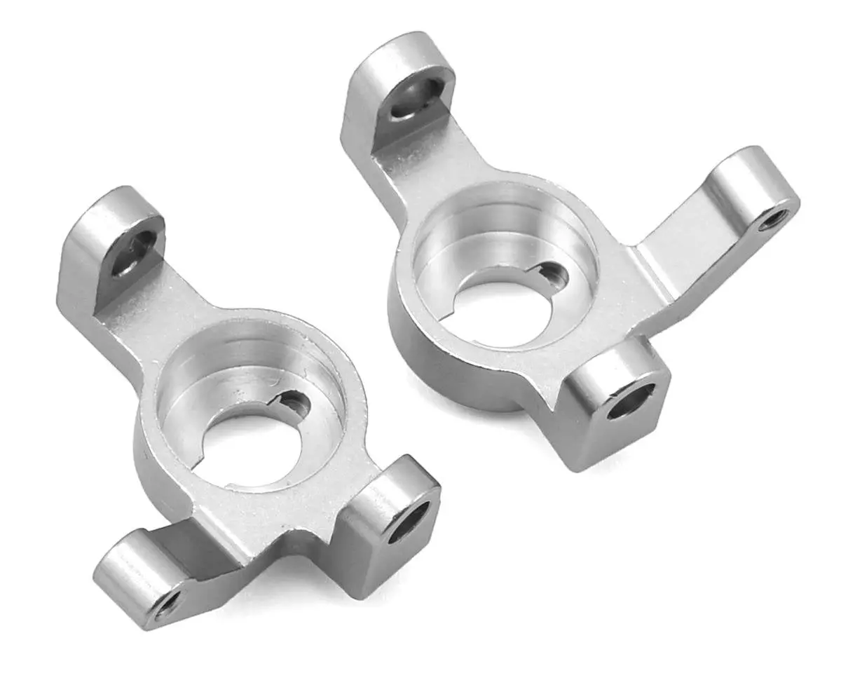 St Racing Concepts Wraith/Rr10 Aluminum V2 Steering Knuckle Set (2) (Silver) 1