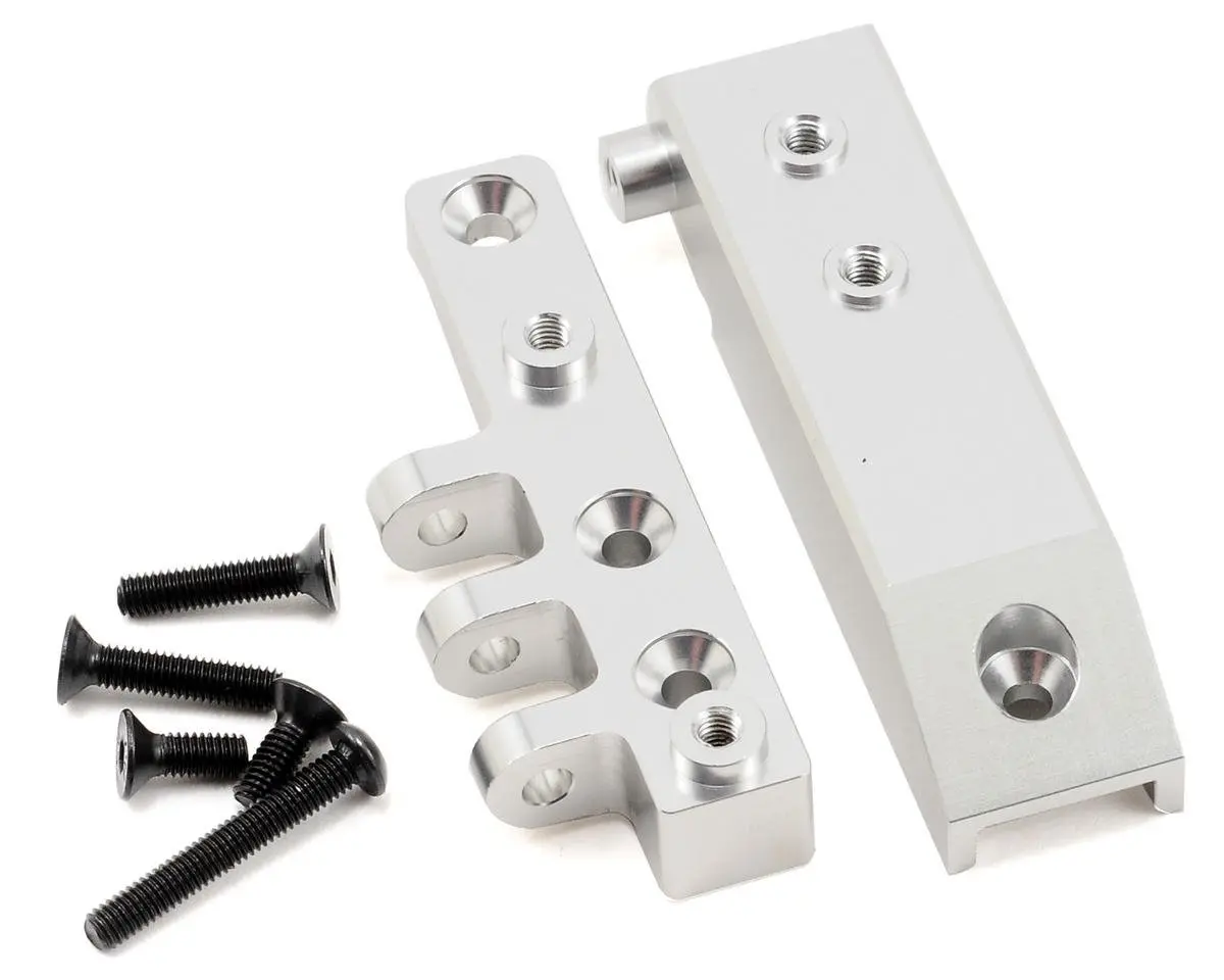 St Racing Concepts Aluminum Hd Front Servo Mount Block W/Upper Link Mount (Silver) 1