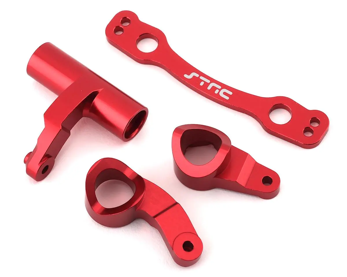 St Racing Concepts Arrma 6S Aluminum Hd Steering Bellcrank Set (Red) 1