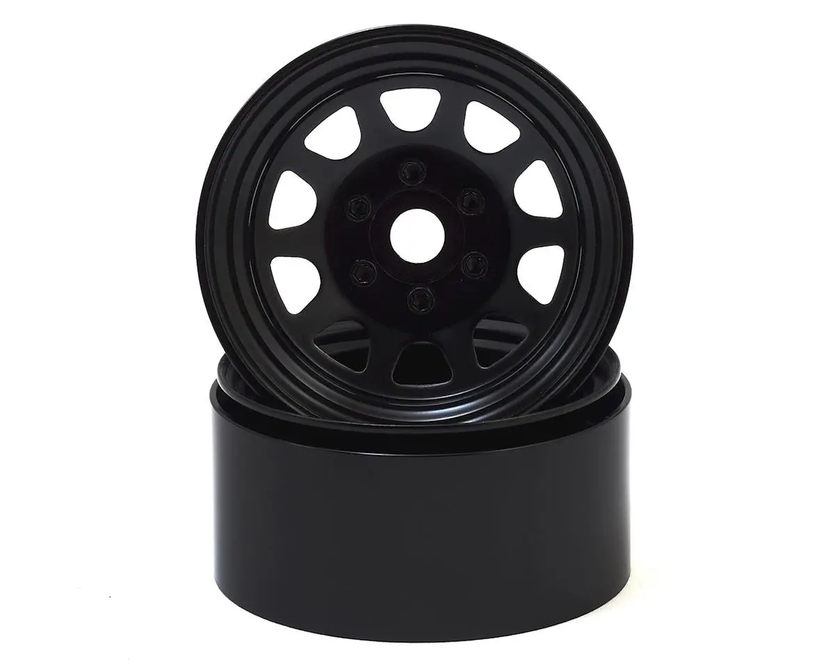 Ssd Rc Stock 1.9 Steel Beadlock Wheels (Black) 1