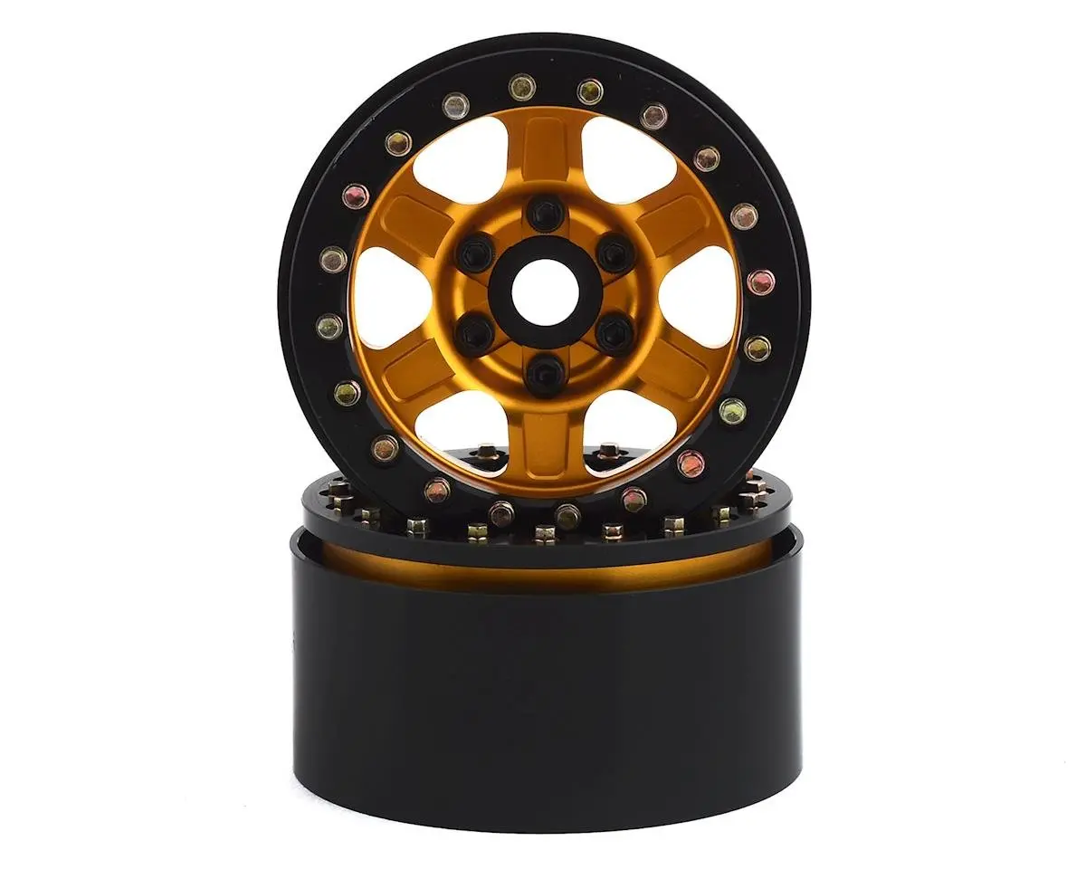 Ssd Rc Challenger 1.9 Beadlock Wheels (Gold) (2) 1