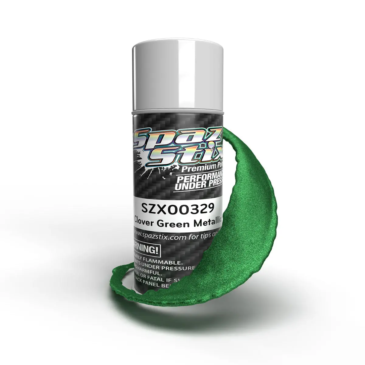 Spaz Stix Clover Green Metallic Aerosol Paint, 3.5Oz Can 1