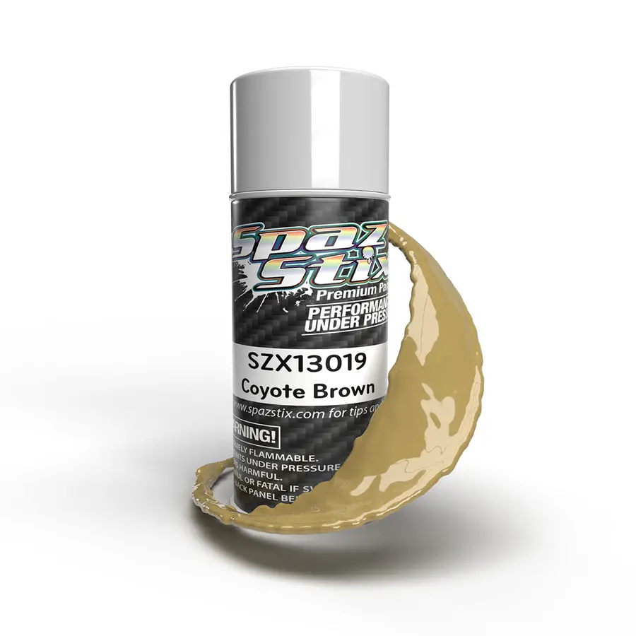 Spaz Stix Coyote Brown Aerosol Paint, 3.5Oz Can 1