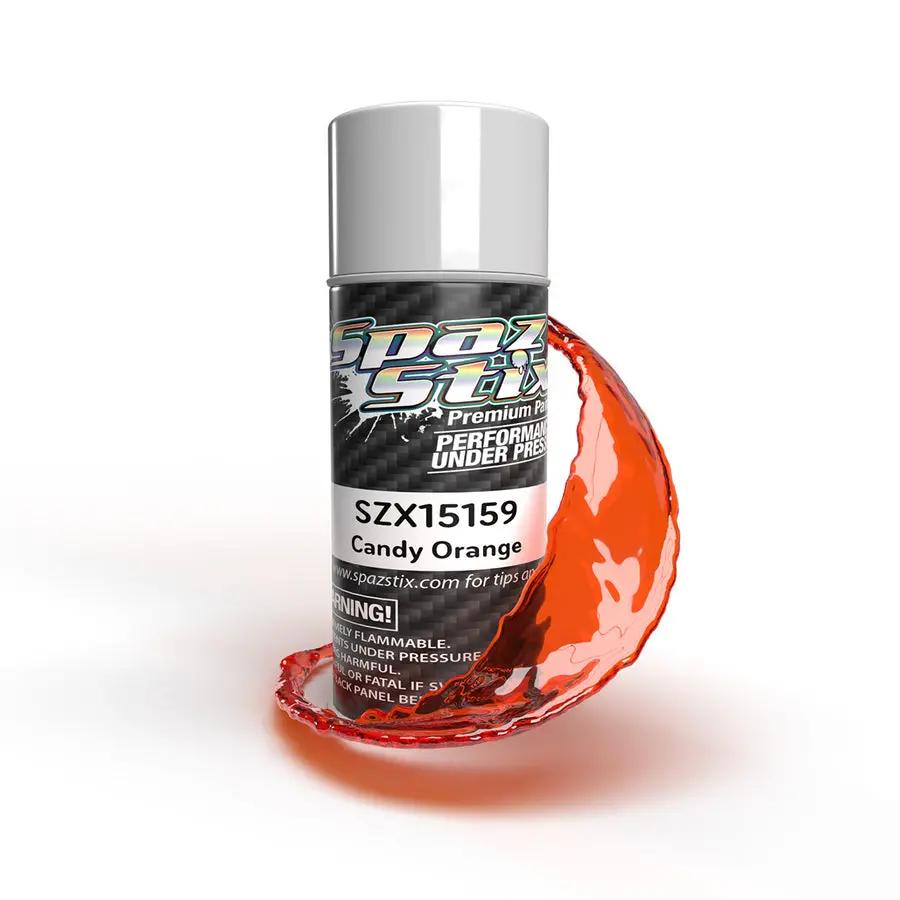 Spaz Stix Candy Orange Aerosol Paint, 3.5Oz Can 1