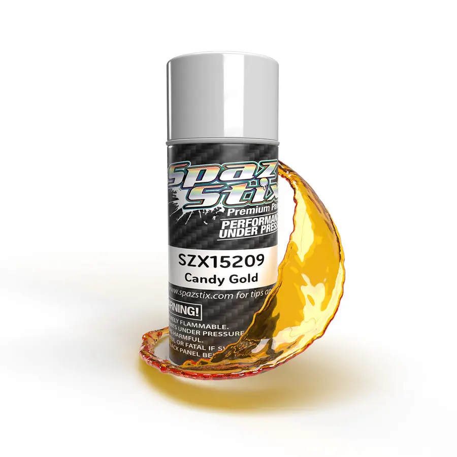 Spaz Stix Candy Gold Aerosol Paint, 3.5Oz Can 1