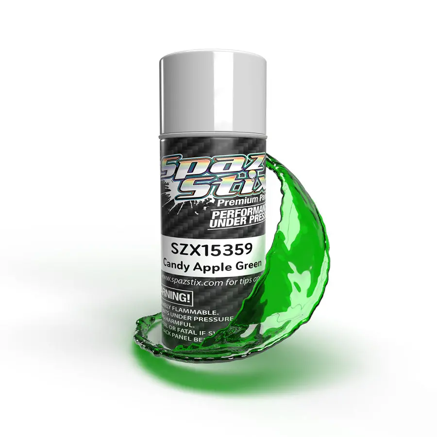 Spaz Stix Candy Apple Green Aerosol Paint, 3.5Oz Can 1