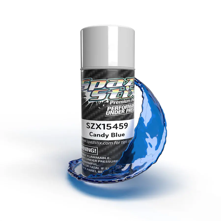 Spaz Stix Candy Blue Aerosol Paint, 3.5Oz Can 1