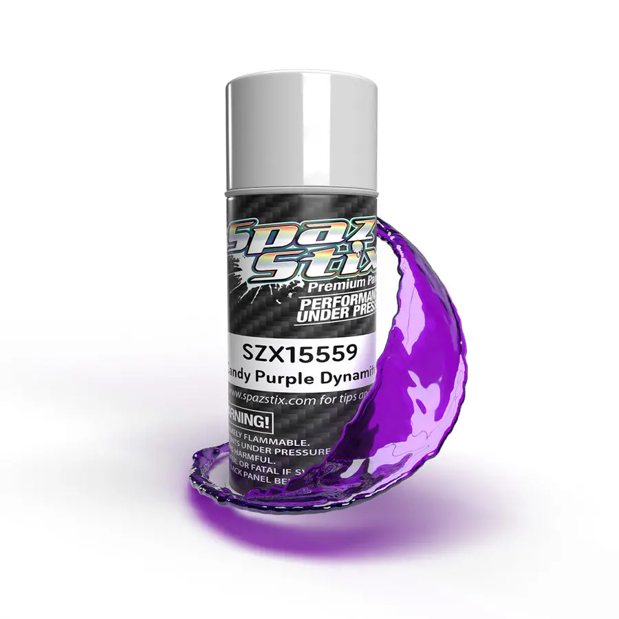 Spaz Stix Candy Purple Dynamite Aerosol Paint, 3.5Oz Can 1