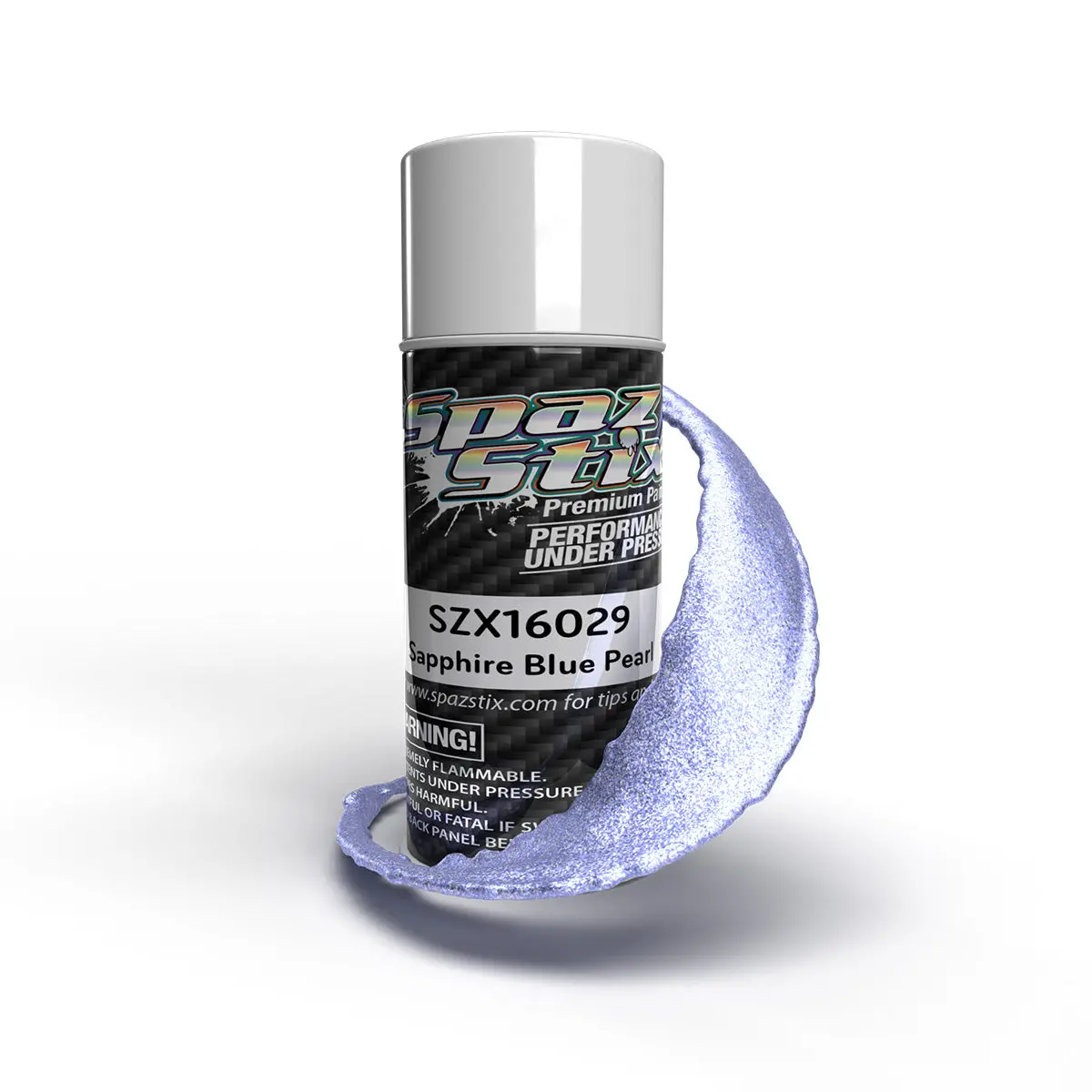 Spaz Stix Sapphire Blue Pearl Aerosol Paint, 3.5Oz Can 1