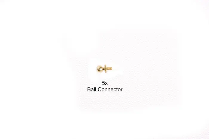 Tamiya 50590 Brass Ball Connector 4Mm (5) 1
