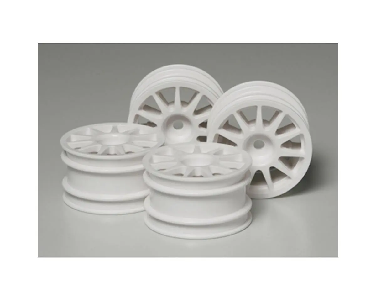 Tamiya Suzuki Swift/M-Chassis Wheels White (4) 1