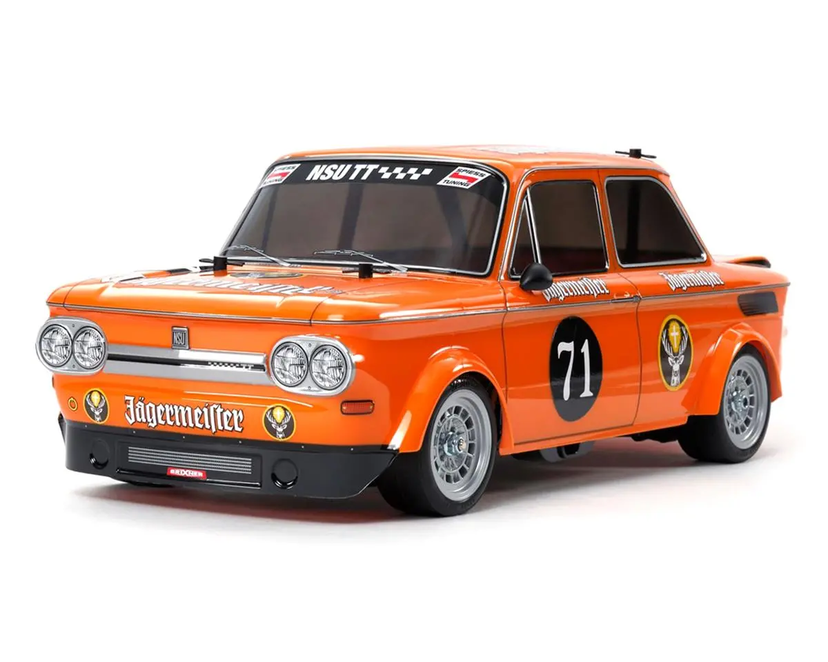 Tamiya Nsu Tt Jagermeister Body Set (Clear) 1