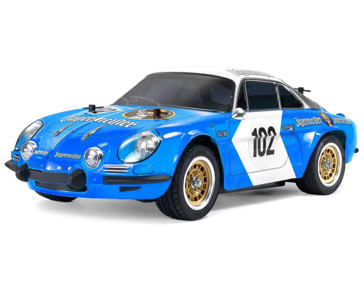 Tamiya 1973 Alpine A110 Jägermeister Body W/Parts Set (Clear) 1