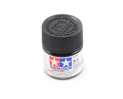 Tamiya X-1 Black Acrylic Paint (10Ml) 1