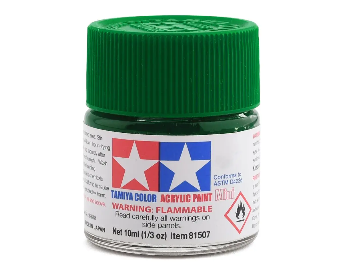 Tamiya X-5 Green Acrylic Paint (10Ml) 1