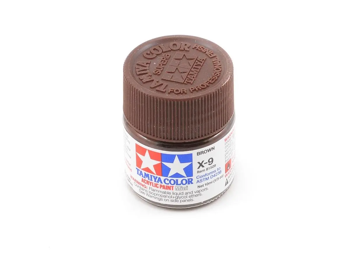 Tamiya X-9 Brown Acrylic Paint (10Ml) 1