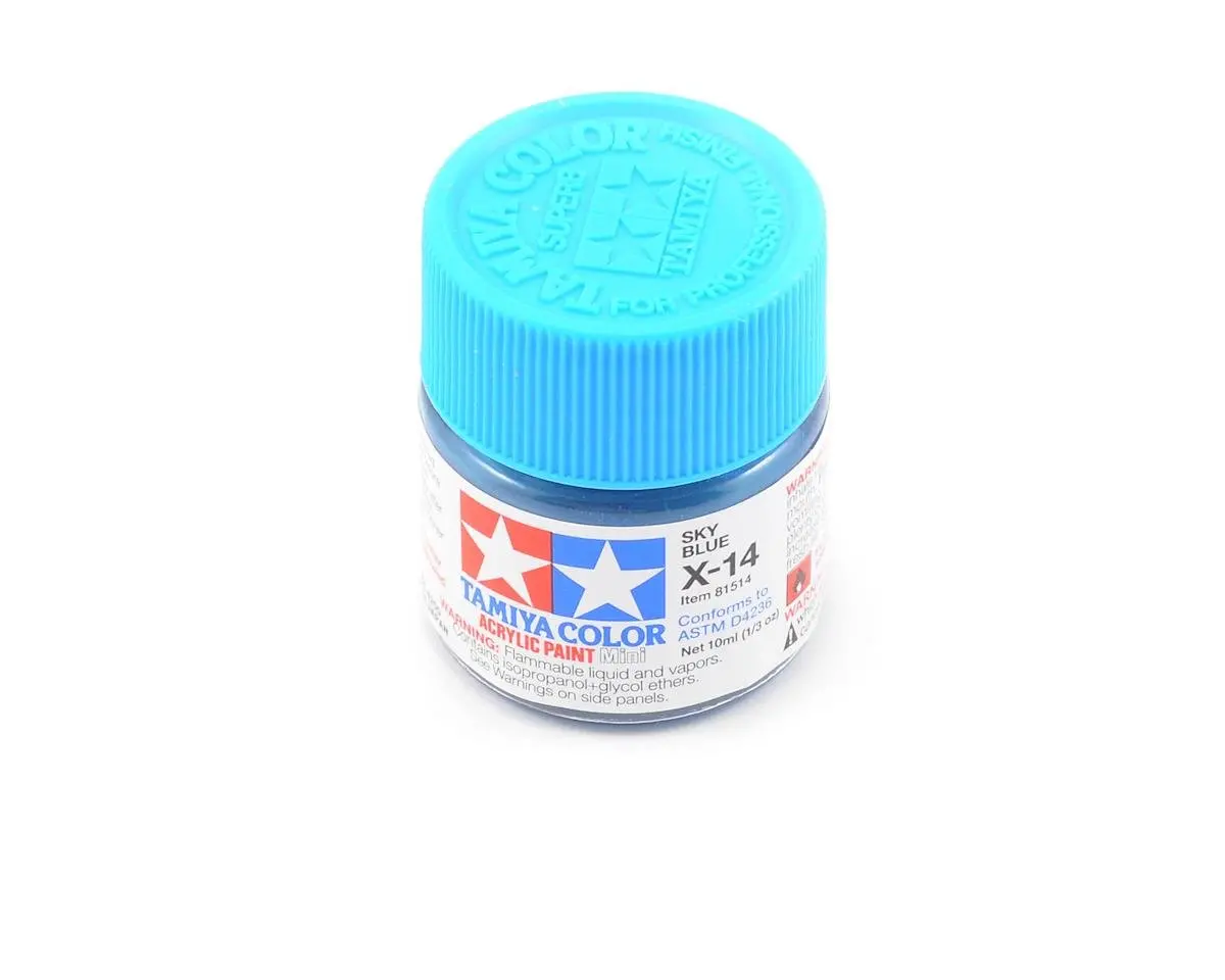 Tamiya X-14 Sky Blue Acrylic Paint (10Ml) 1