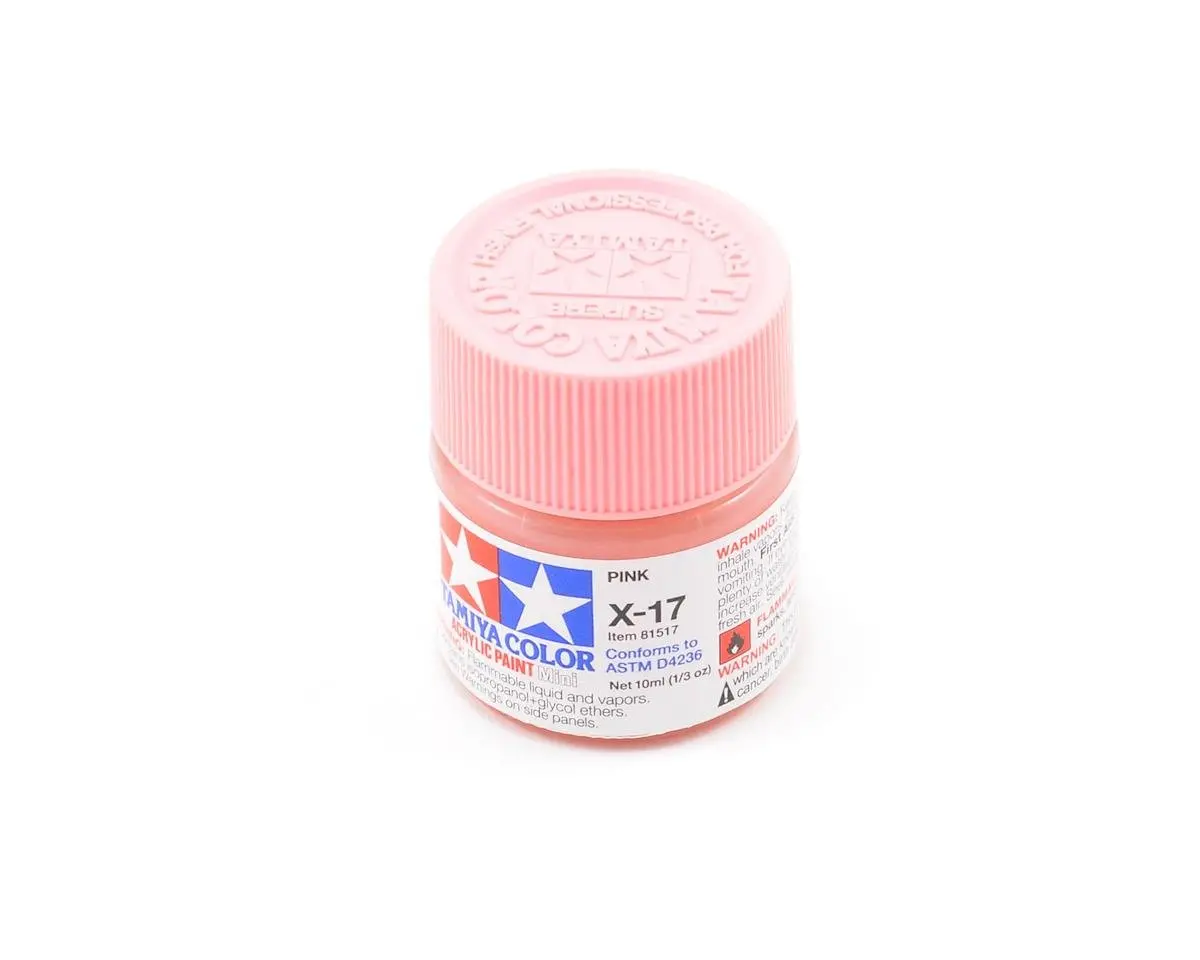 Tamiya X-17 Pink Acrylic Paint (10Ml) 1