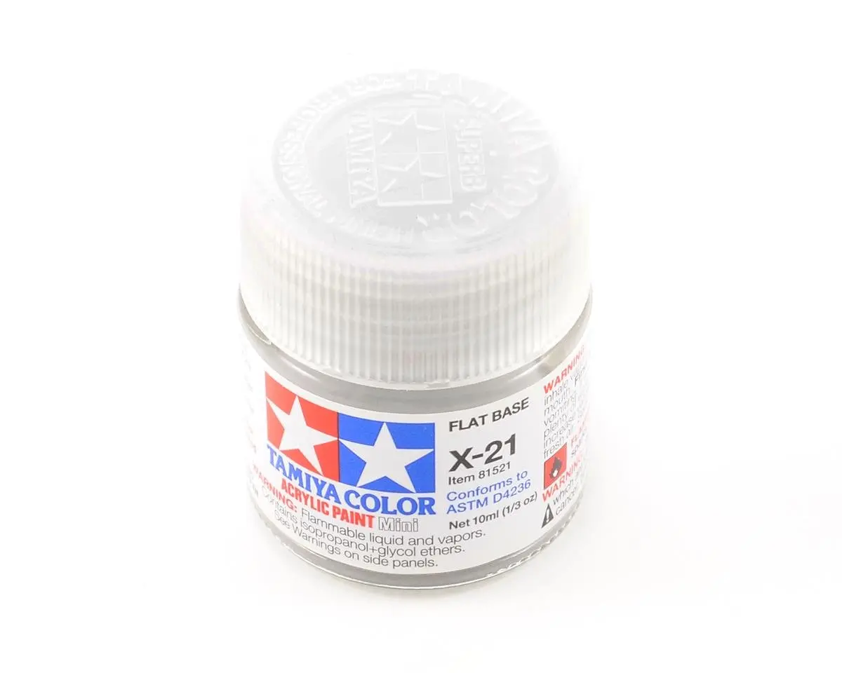 Tamiya X-21 Flat Base Acrylic Paint (10Ml) 1