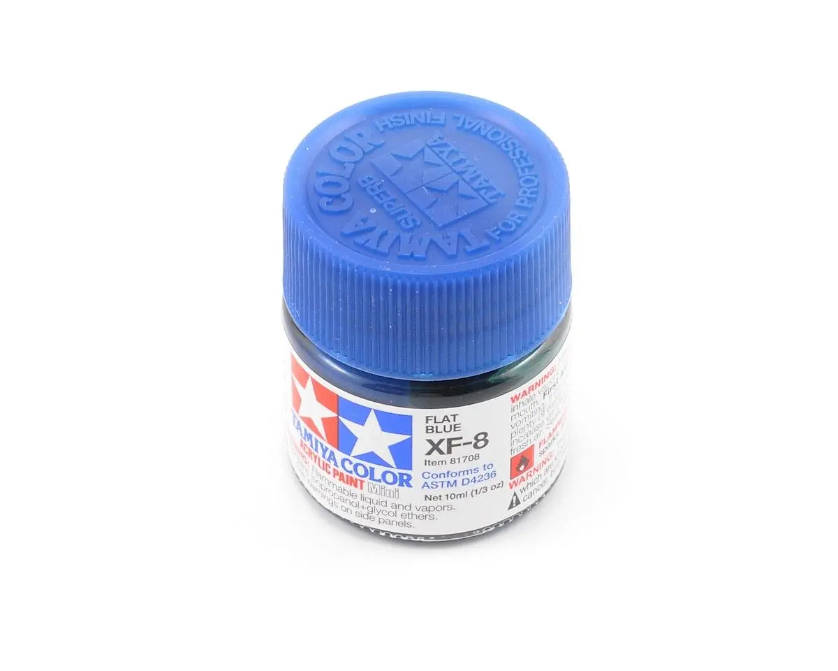 Tamiya Xf-8 Flat Blue Acrylic Paint (10Ml) 1