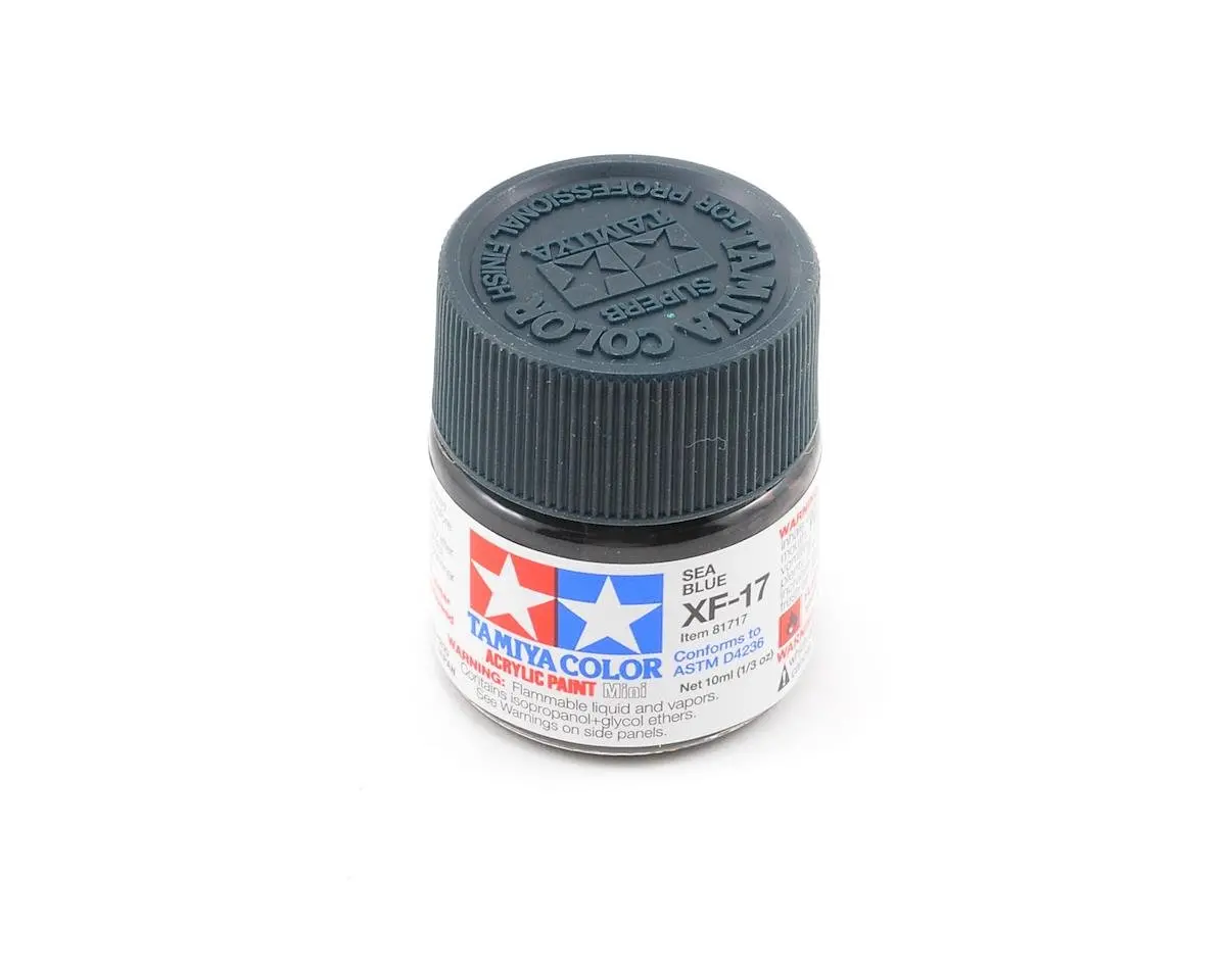 Tamiya Xf-17 Flat Sea Blue Acrylic Paint (10Ml) 1