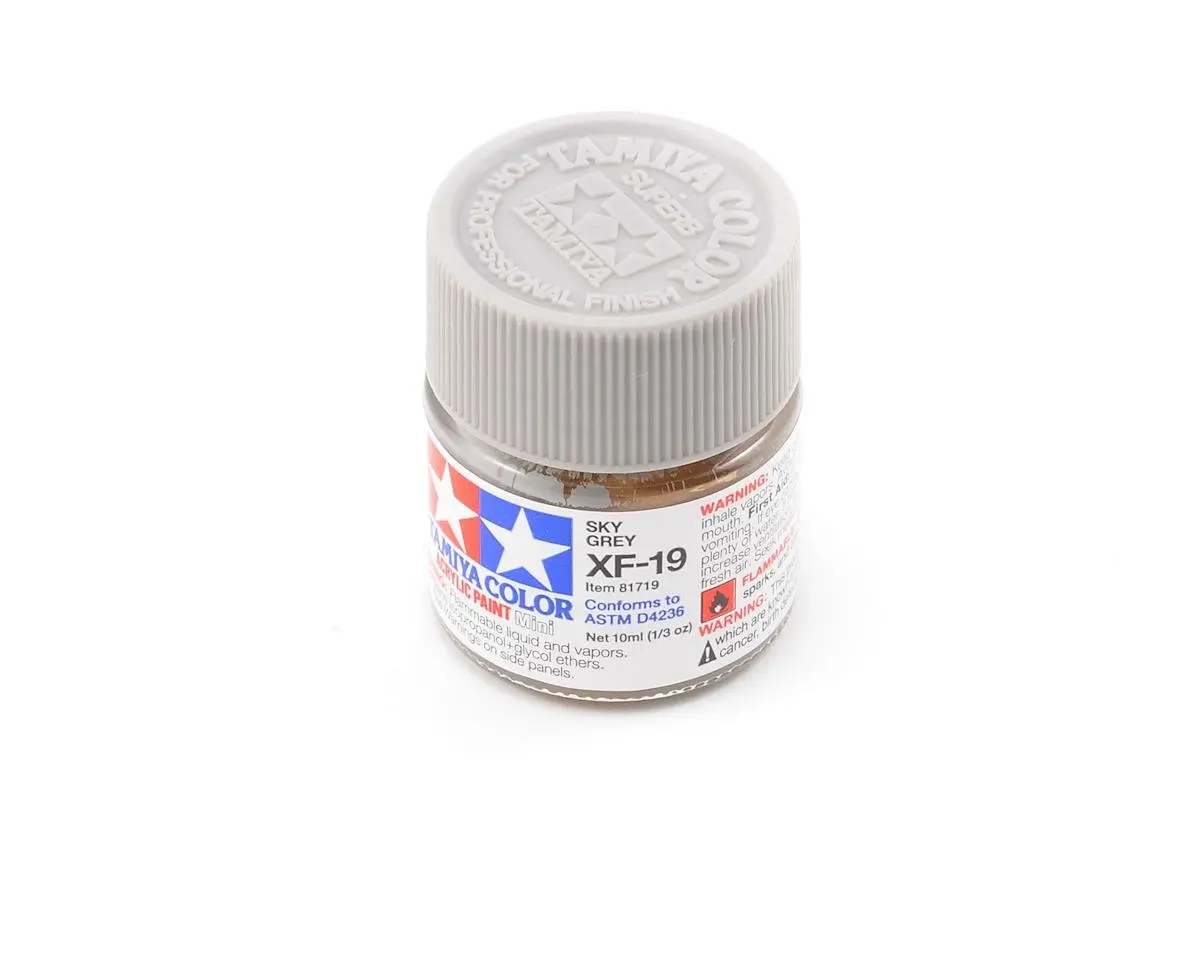 Tamiya Xf-19 Flat Sky Grey Acrylic Paint (10Ml) 1