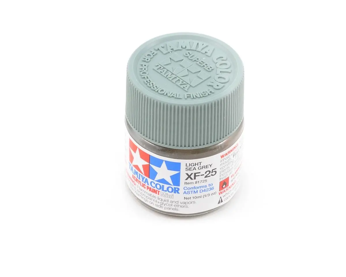 Tamiya Xf-25 Flat Light Sea Grey Acrylic Paint (10Ml) 1