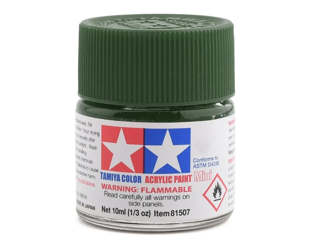 Tamiya Xf-58 Flat Olive Green Acrylic Paint (10Ml) 1