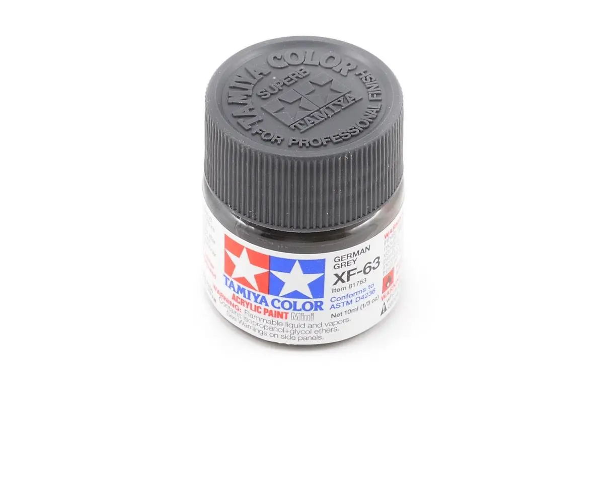 Tamiya Xf-63 Flat German Grey Acrylic Paint (10Ml) 1