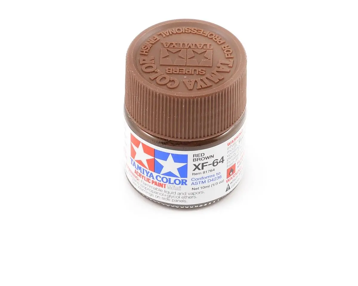 Tamiya Xf-64 Flat Red Brown Acrylic Paint (10Ml) 1