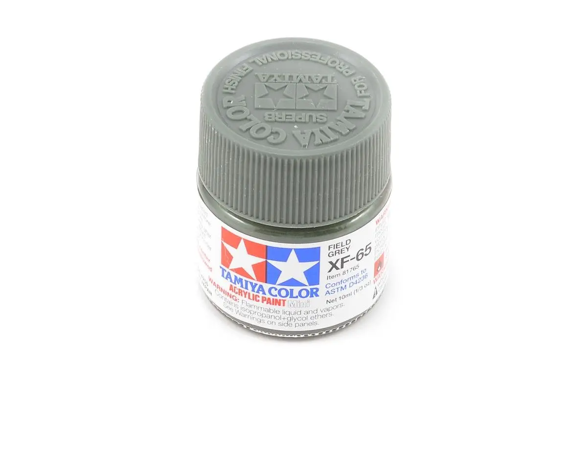 Tamiya Xf-65 Flat Field Grey Acrylic Paint (10Ml) 1