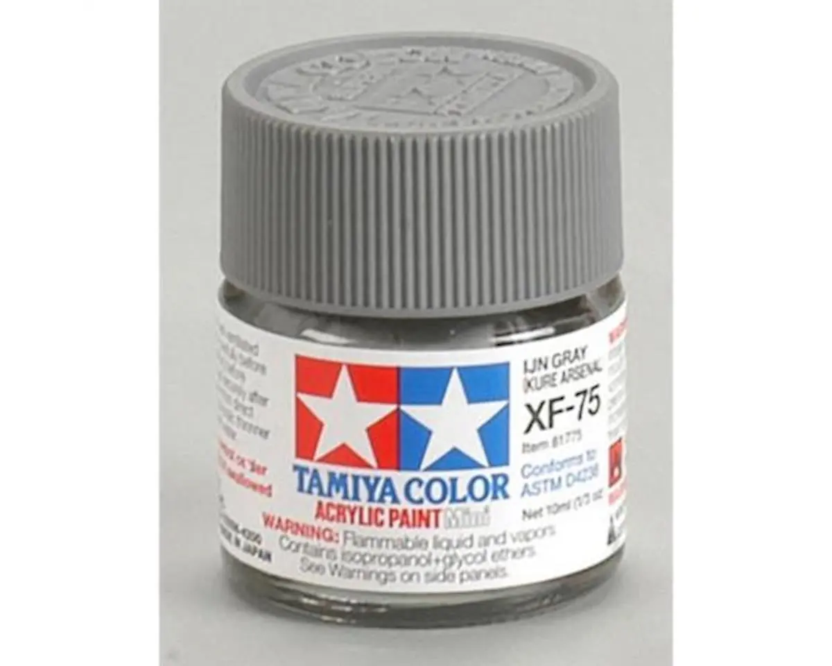 Tamiya Xf-75 Flat Ijn Grey Acrylic Paint (10Ml) 1