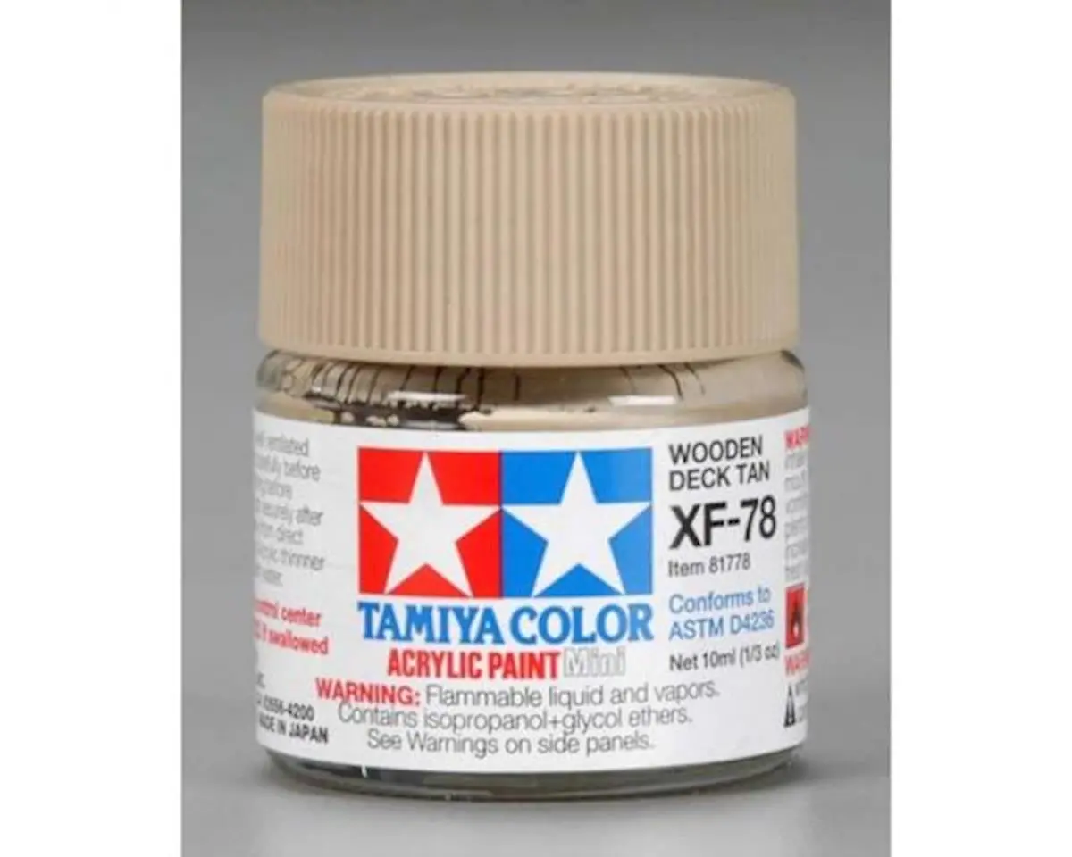 Tamiya Xf-78 Flat Wood Deck Tan Acrylic Paint (10Ml) 1