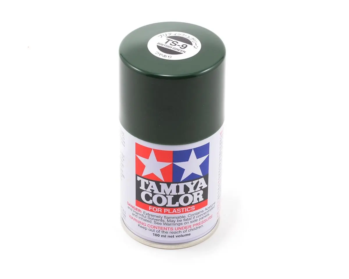 Tamiya Ts-9 British Green Lacquer Spray Paint (100Ml) 1