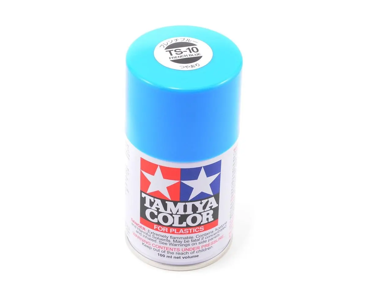 Tamiya Ts-10 French Blue Lacquer Spray Paint (100Ml) 1