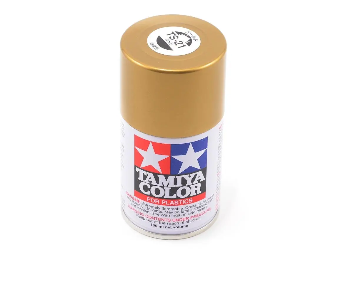 Tamiya Ts-21 Gold Lacquer Spray Paint (100Ml) 1