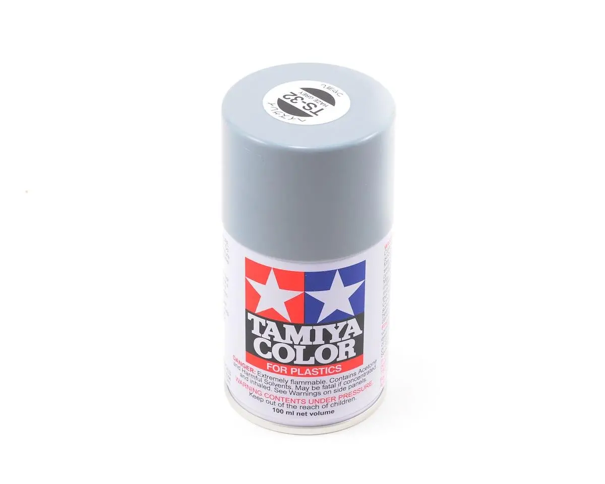 Tamiya Ts-32 Haze Grey Lacquer Spray Paint (100Ml) 1