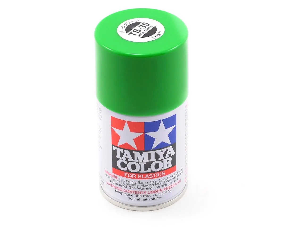 Tamiya Ts-35 Park Green Lacquer Spray Paint (100Ml) 1