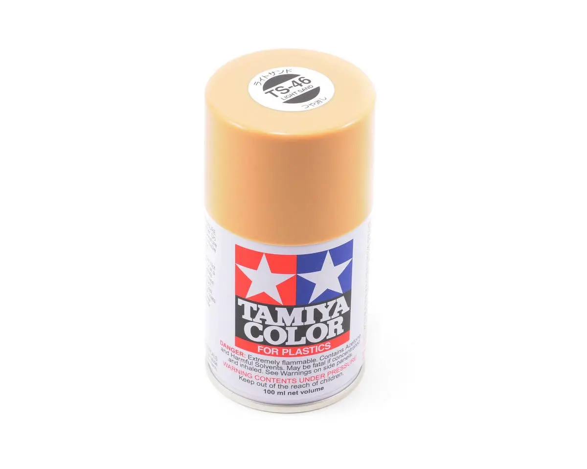 Tamiya Ts-46 Light Sand Lacquer Spray Paint (100Ml) 1