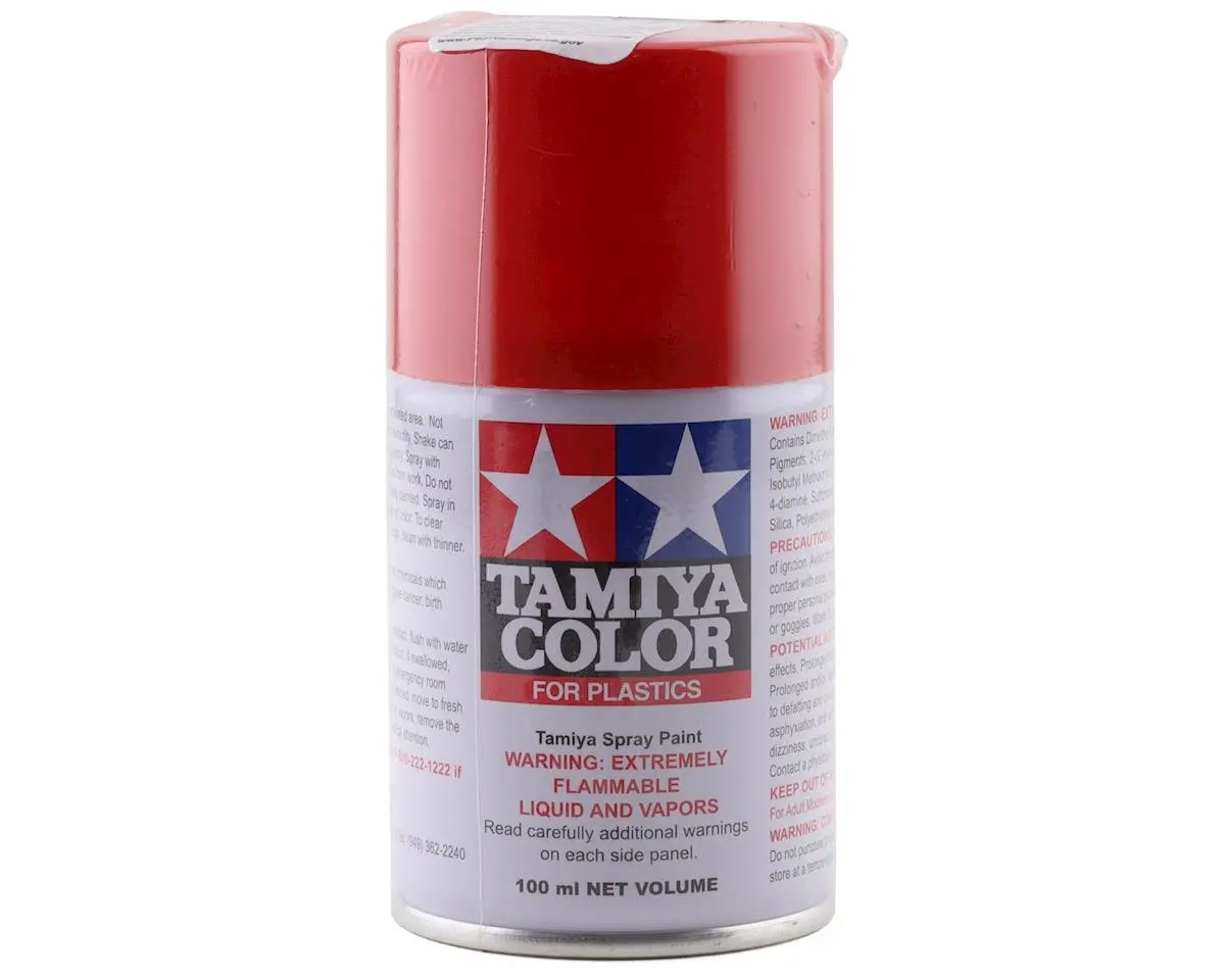 Tamiya Ts-49 Bright Red Lacquer Spray Paint (100Ml) 1