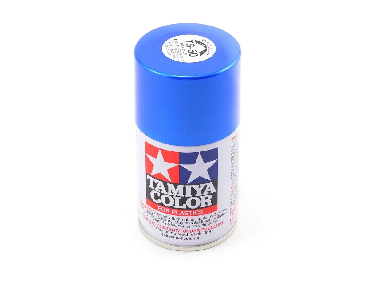 Tamiya Ts-50 Blue Mica Lacquer Spray Paint (100Ml) 1