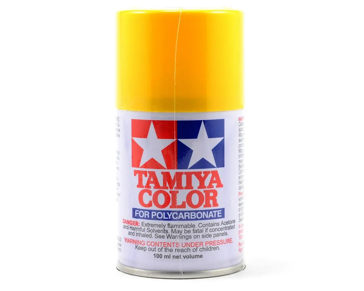 Tamiya Ps-6 Yellow Lexan Spray Paint (100Ml) 1